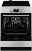 Photos - Cooker AEG CIB6442ABM stainless steel