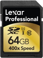 Memory Card Lexar Professional 400x SD UHS-I 64 GB