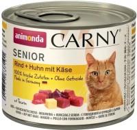 Photos - Cat Food Animonda Senior Carny Chicken/Cheese 200 g  6 pcs