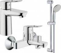 Photos - Bath Tap Set Grohe BauLoop 123214S 