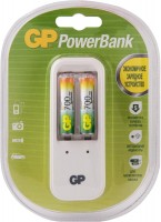 Photos - Battery Charger GP PB410 + 2xAAA 700 mAh 