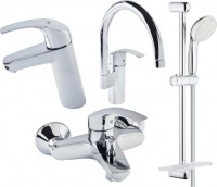 Photos - Bath Tap Set Grohe Eurosmart 123248MK 