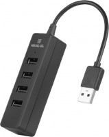 Photos - Card Reader / USB Hub REAL-EL HQ-154 