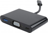 Photos - Card Reader / USB Hub Cablexpert A-CM-VGA3in1-01 