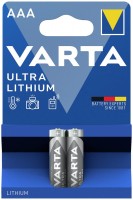 Photos - Battery Varta Ultra Lithium  2xAAA