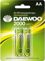 Photos - Battery Daewoo Rechargeable 2xAA 2000 mAh 