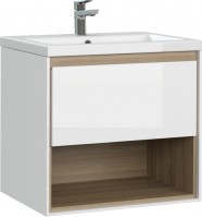 Photos - Washbasin cabinet Cersanit Louna 60 SZ-LOU-CO60/Wh 