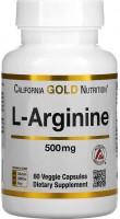 Amino Acid California Gold Nutrition L-Arginine 60 cap 