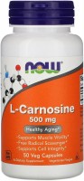 Photos - Amino Acid Now L-Carnosine 500 mg 50 cap 