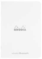 Photos - Notebook Rhodia Dots Side-Stapled A5 White 