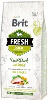 Dog Food Brit Fresh Duck with Millet Adult Run & Work 