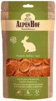 Photos - Dog Food Alpenhof Rabbit Fillet Medallions 0.05 kg 