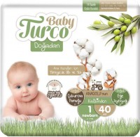 Photos - Nappies Baby Turco Diapers Newborn / 40 pcs 