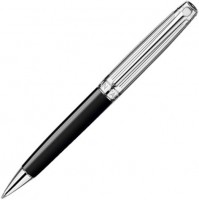 Pen Caran dAche Leman Bicolor Silver Ballpoint Pen 