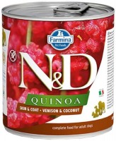 Photos - Dog Food Farmina Quinoa Canned Skin&Coat Venison/Coconat 280 g 1