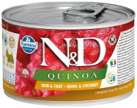 Photos - Dog Food Farmina Quinoa Canned Adult Mini Quail 0.14 kg 