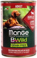 Photos - Dog Food Monge BWild GF Canned Adult Lamb 400 g 1