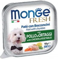 Photos - Dog Food Monge Fresh Pate Chicken/Vegetables 100 g 