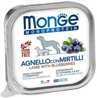 Photos - Dog Food Monge Monoprotein Fruits Pate Lamb/Blueberry 0.15 kg 