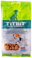 Photos - Dog Food TiTBiT Crispy Pads Rabbit/Cottage Cheese 0.09 kg 