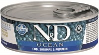 Photos - Cat Food Farmina Ocean Canned Cod/Shrimps/Pupmkin 0.08 kg 