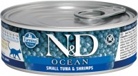 Photos - Cat Food Farmina Can Ocean Tuna/Shrimps 80 g 