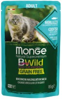 Photos - Cat Food Monge Bwild Grain Free Merluzzo 85 g 