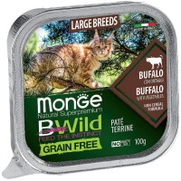 Photos - Cat Food Monge Bwild Grain Free Pate Buffalo 100 g 