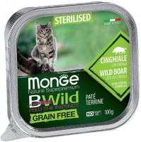 Photos - Cat Food Monge Bwild Grain Free Pate Cinghiale 100 g 