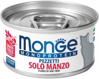 Photos - Cat Food Monge Canned Monoprotein Solo Manzo 80 g 