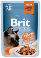 Photos - Cat Food Brit Premium Pouch Turkey Fillets 85 g 
