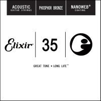 Photos - Strings Elixir Acoustic Nanoweb 35 