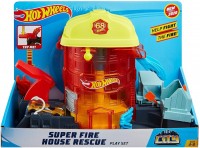 Car Track / Train Track Hot Wheels Super City Fire House Rescue Play Set GJL06 