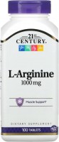 Amino Acid 21st Century L-Arginine 1000 mg 100 tab 