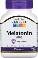 Photos - Amino Acid 21st Century Melatonin 3 mg 90 tab 