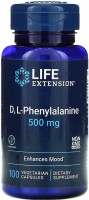 Amino Acid Life Extension D-L-Phenylalanine 500 mg 100 cap 