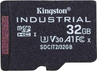 Photos - Memory Card Kingston Industrial microSD + SD-adapter 32 GB