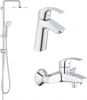 Photos - Bath Tap Set Grohe Eurosmart 123246R 