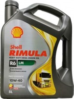Photos - Engine Oil Shell Rimula R6 LM 10W-40 5 L