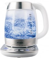 Photos - Electric Kettle Hyundai HYK-G4033 2200 W 1.7 L  stainless steel