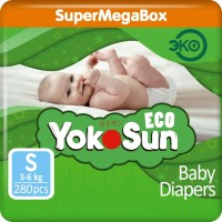 Photos - Nappies Yokosun Eco Diapers S / 280 pcs 