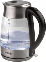 Photos - Electric Kettle Gorenje K 17 GE 2200 W 1.7 L  stainless steel