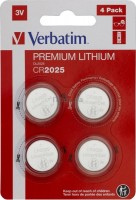 Photos - Battery Verbatim Premium  4xCR2025