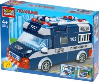 Photos - Construction Toy Gorod Masterov Police Car 3142 