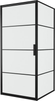 Photos - Shower Enclosure Bravat Blackline 90x90 BS090.2115B 90x90 angle