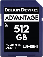 Photos - Memory Card Delkin Devices Advantage UHS-I SD 512 GB