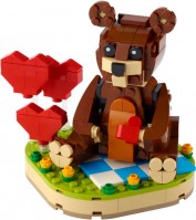 Construction Toy Lego Valentines Brown Bear 40462 