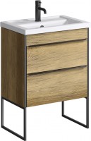 Photos - Washbasin cabinet AQWELLA Fargo 60 FRG0106DB 