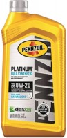 Photos - Engine Oil Pennzoil Platinum Fully Synthetic 0W-20 1 L