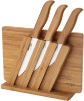 Photos - Knife Set Lamart Bamboo LT2056 